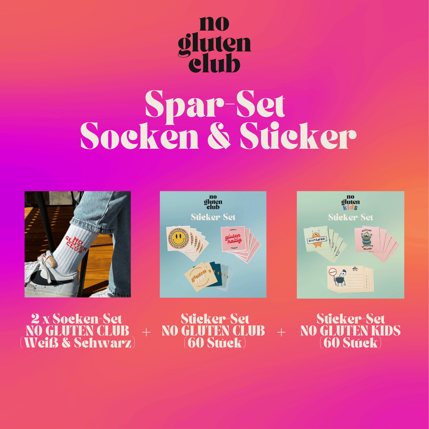 Spar-Set • Socken & Sticker