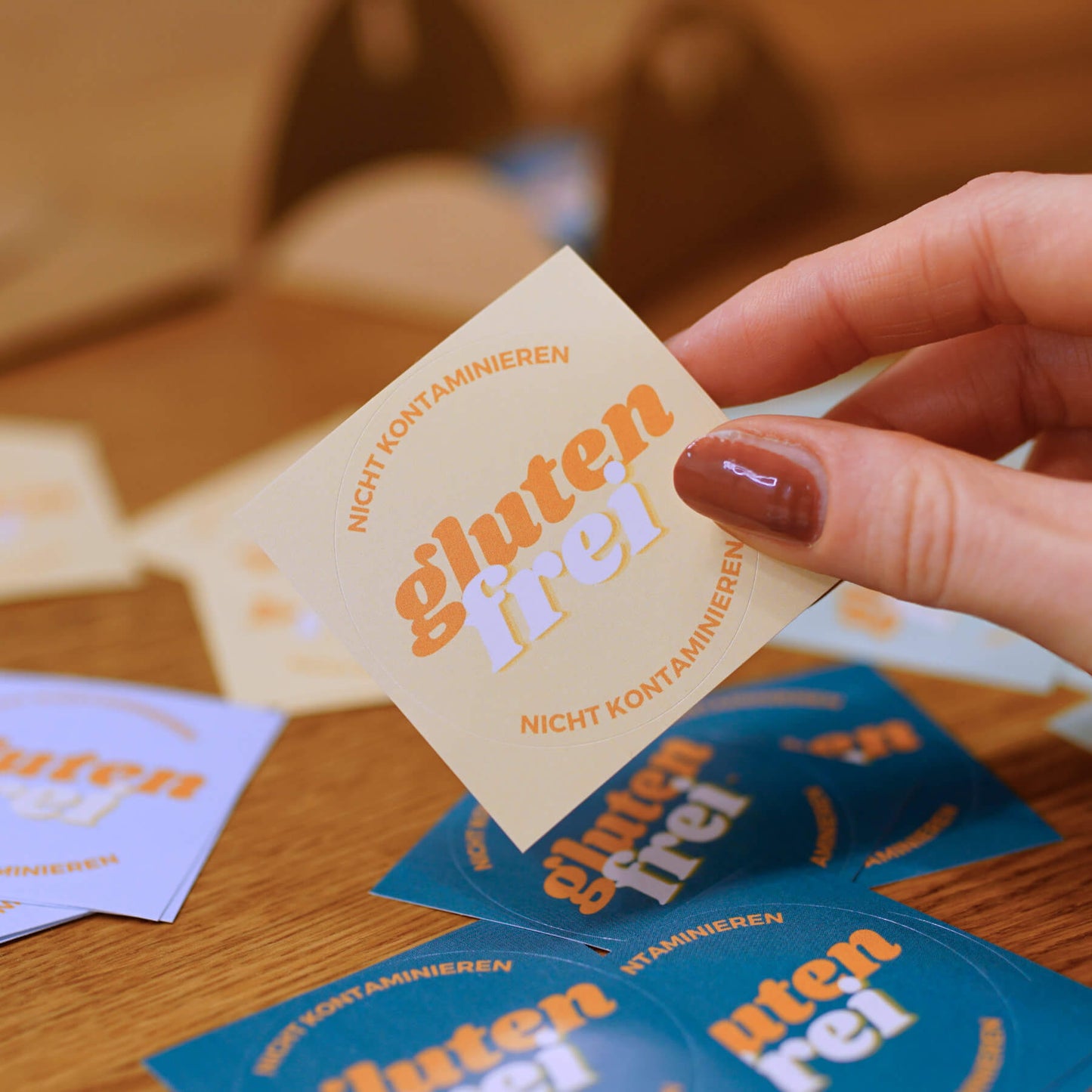 Sticker-Set • NO GLUTEN CLUB • 60 Stück